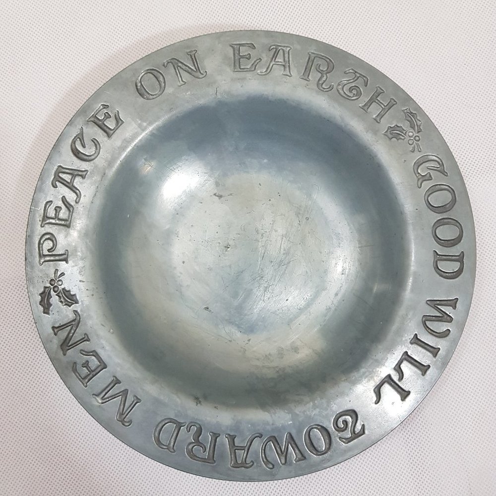 Telflora Collectors Plate Peace on Earth Good Will